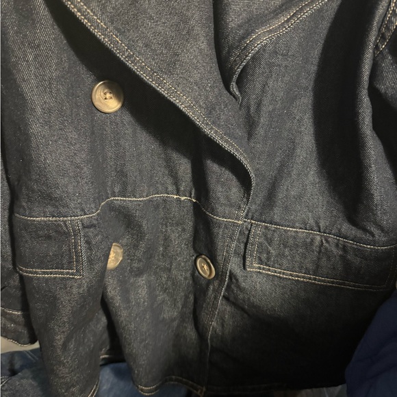 Free People | Denim Car Coat - Picture 6 of 6